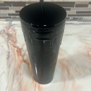 Starbucks black Halloween tumbler